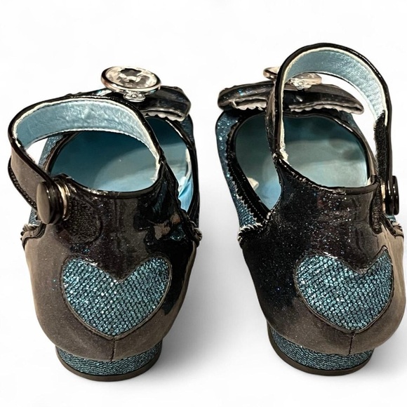 Disney Store Black Alice in Wonderland Mary Janes US Little Girl 13/1 - Picture 5 of 8